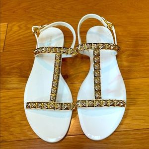 Stuart WEITZMAN jelly sandal sz 9